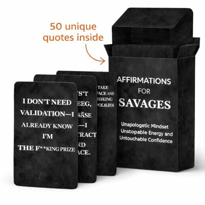 Isaac Liev 150 Positive Daily Affirmation Cards For Men & Teens, Motivational card, Inspirational, Mindest Gifts for Success - 3Pack bundle - style: 3-PACK DEAL - Alpha Affirmations , Money Affirmations & Savage Affirmations