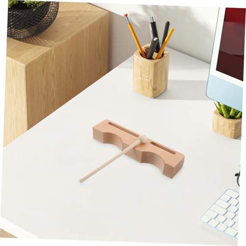 Yardwe Wooden Double Bass Bang Beech Rhythm Block Mallet Percussion Block Professional Musical Instrument for Adults