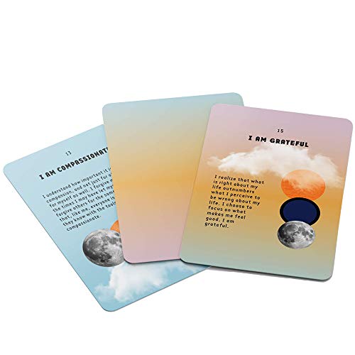 I AM & CO I AM Everything Affirmation Cards Deck - 30 Card Deck - Daily Affirmation Cards for Self Love, Positive Mindset, Motivation & Manifestation - Mindfulness and Self Care Inspirational Cards