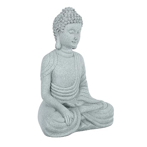 Zerodeko 1pc Zen Style Buddha Statue Decor for Desktop Calm and Tranquil Office Adornment Asian Inspired Landscape Ornament for Home and Balcony Decor
