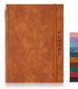 BEYONG Lined Journal Notebook - 200 Pages A5 Size, Softcover Leather Journals for Writing, Note Taking, Journaling, Diary & Bible, Work & Travel, Women & Men, 6.1”×8.3”(Brown)