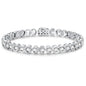 Birthstone Bracelets for Women, Sterling Silver 7 Inch Infinity Tennis Bracelet, Wedding Anniversary Birthday Jewelry Gifts for Women Wife Girlfriend Mom Her - color: 04-Apr-Cubic Zirconia