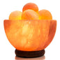 UMAID Himalayan Salt Lamp Bowl with 6 Himalayan Salt Massage Stones, Dimmable Pink Rock Salt Lamp for Bedroom, Office Desk & Meditation Room, Spa Decor, Relaxation Home Decor Gifts for Men & Women - style: Massage Bowl