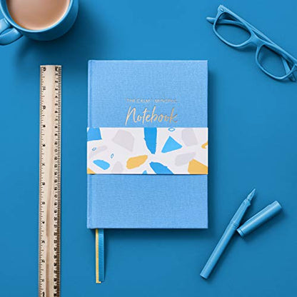 The Calm & Mindful Notebook – Guided Mindfulness and Self Care Journal with Writing Prompts – 252 Hardbound Pages Promote Self Kindness, Meditation, Stress Relief and Gratitude (8.5” x 6”)
