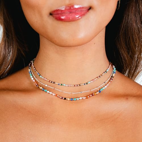 Lotus and Luna 3MM Necklace - size: Standard 14''-17'', style: Master Healer (Silver)