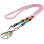 Nupuyai CrystalPendant for Unisex, 7 Chakra Mala Healing Stone Necklace, Yoga Meditation Prayer Bracelet