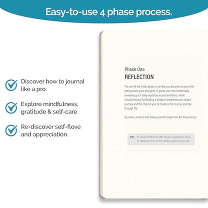 MindPanda Mindful Reflection Bundle - Luxury Guided Journal With Prompts accompanied by Mindfulness therapy Stress Balls