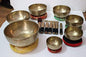 Royal Kurta Chakra Healing Tibetan Singing Bowl - Set of 7 - Hand Hammered Tibetan Meditation, SINGING-NEW-17