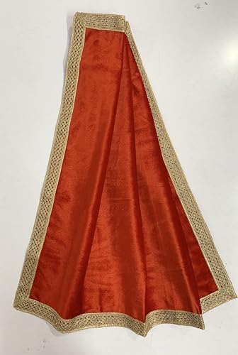 SMMS Spiritual Velvet Table Cloth Altar Tarot Spread (Red, Medium- 61cm*61cm/ 24inch*24inch) - color: Red, size: Medium- 61cm*61cm/ 24inch*24inch