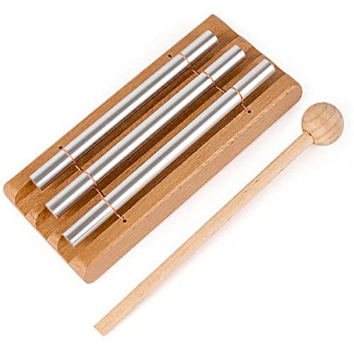 AKLOT Three Tone Trio Chime Bell for Prayer, Meditation & Yoga