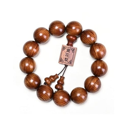 Natural Wooden Adult Bracelet Spring Chain Bracelet， 1pc/pack