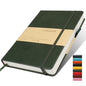 Lined Journal Notebook, (Dark Greed), 320 Pages, Medium 5.7 inches x 8.3 inches - 100 gsm Thick Paper, Hardcover