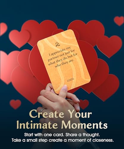 Positive Affirmation Cards for Couples – 54 Motivational & Inspirational Cards with Display Stand & Gift Box for Love, Reflection & Connection,A Lovely Gift for Newlyweds & New Parents
