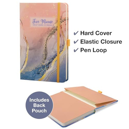 Five Minute Self Care Journal - Colorful Marble - style: Colorful Marble