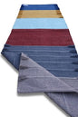 Jaipur Art & Rugs Cotton Yoga Rug - Eco-Friendly Hand-Woven Thick Mat (24”x72”x5mm) for Everyday Fitness at Home - Comfortable & Extra-Long - color: Multicolor 5