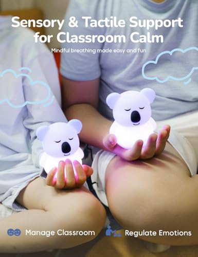 Mini Breathing Pal 'Kyle' - Mindfulness Breathing Light, Guided Visual Meditation Breathing Light, Anxiety Relief Items for Calm Down Corner/Meditation/Sleep Aid for Adult/Kid - size: Kyle (Mini)