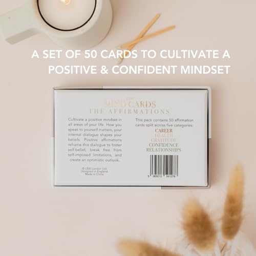Affirmation Cards for Self-Love & Positive Growth Mindset | 50 Daily Manifest Affirmations for Confidence, Career, Health, Relationships & Gratitude - color: Affirmation Cards