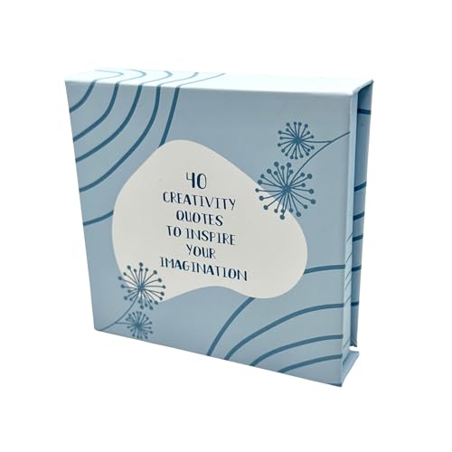 40 Creativity Quotes to Inspire Your Imagination – Creativity Cards – Daily Inspiration Cards with Famous Creative Quotes for Writers, Students & Teams