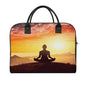 Yoga Meditation Tote Bag Large Handbag Laptop Case Roomy Quilted Carry On Bags for Travel Work Gym