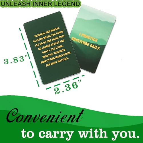 Daily Affirmation Cards for Men – Unique Inspirational Gifts for Husband, Boyfriend, Son, Dad & Friends - color: For Men
