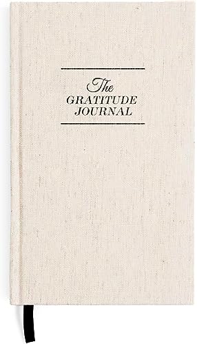 The Gratitude Journal - for More Mindfulness, Happiness, Positive Vibes, Affirmations, Productivity, and Self Reflection -Undated Daily Journal - color: Beige