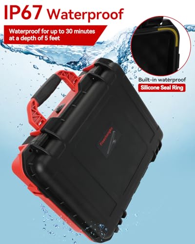 Freechangku For Starlink Mini Case Waterproof Hard Case Starlink Dishes Travel Protective Kit,Waterproof Storage Box Carrying Bag Dish Starlink Accessories Organizer