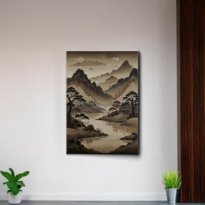 Japanese Wall Art, Minimalist Wall Art, Neutral Abstract Art, Modern Minimalist, Zen Wall Art, Zen Printed Wall Art, Japanese Art Print, Wall Art Canvas, Wall