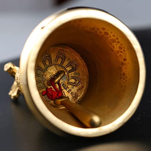 Tibetan Hand Bell,Tibetan Buddhist Meditation Bell The Bell Is Engraved With A Vivid And Engaging Design And Is Used As An Invocation Bell For Buddhist Ritual Meditation Prayers