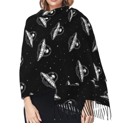 Supdreamc Cashmere Feel Scarf Soft Women Warm Cozy Scarves Multiple Colors - color: Picture (137)