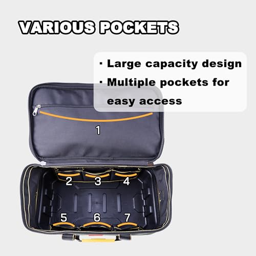 Tool Box, Innovative design with half plastic and half fabric, convenient for Tool storage and Portable tool box