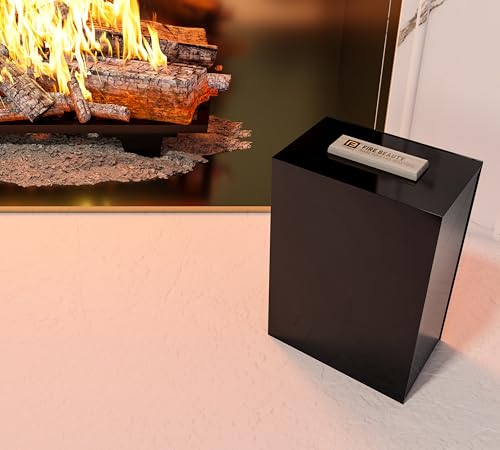 Fire Beauty Fire Starters Storage Box,Firelighter Storage Box,Metal Firelighters Container with Flip Top Lid - size: Small