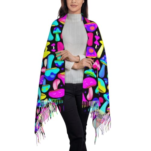 Supdreamc Cashmere Feel Scarf Soft Women Warm Cozy Scarves Multiple Colors - color: Picture (162)
