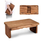 Folding Yoga Meditation Bench - Yoga Kneeling Bench for Adult, Wooden Zen Meditation Stool Kneeling Bench for Yoga Practice (Dark Brown) - color: Dark Brown