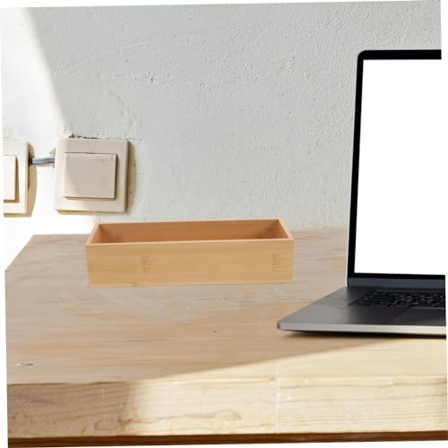 Bamboo Organizer Box for Home Lightweight Decorative Storage for Jewelry and Sundries Practical and Stylish Tabletop Display Without Lid