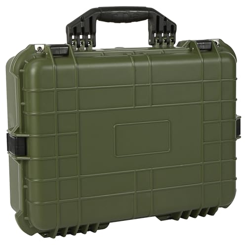Strongway 20in. Plastic Waterproof Storage Case, Green, Model# MJ-6060_GRN - color: Green