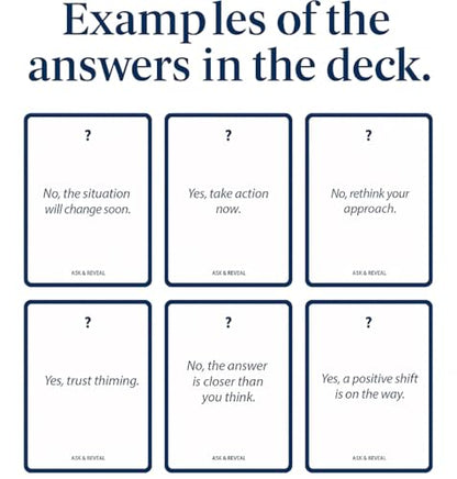 Decision Making Cards 2026 Wellness Resolution Gift - 50 Guidance Cards for Yes or No Decision-Making & Insight to Guide You in Solving Life and Love Problems Answers to All Your Questions