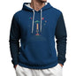 MARSVOVO Hoodies for Men Classic Long Sleeve Pullover Funny Sweatshirts Basic Casual Fashion Fall Hoodies with Pocket - color: Moon and Space, size: 4X-Large