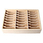 24 Grid Wooden Desktop Storage Box Mobile Phone Management Organizer Office Meeting Finishing Multi Rack Jewelry Storage Box Earrings Rings Necklace Display Case