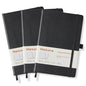 Heture Hardcover Notebooks, A5 Lined Journals Notebook for Writing 160 Pages, 8.2 x 5.5 inch, Classic Ruled Notebooks for College/Work/Travel (Lined-3 Pack, Black) - color: Black, style: Lined-3 Pack