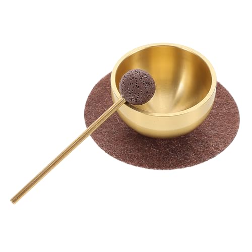 Mini Singing Bowl Set with Mallet and Cushion, Handmade Meditation Sound Bowl for Yoga, Chakra Healing, Mindfulness, and Stress Relief Therapy