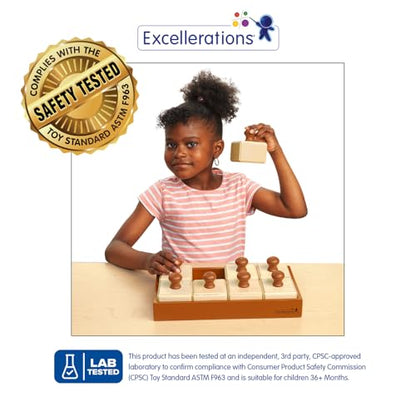 Excellerations Listen and Match Wooden Shakers - Set of 8
