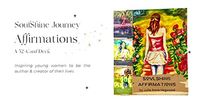 SOULSHINE JOURNEY 52-Packs Of Affirmation Card Positive Affirmations For Women | Inspirational Cards Anixiety Relief Items For Teens Mindfulness Gifts For Teachers