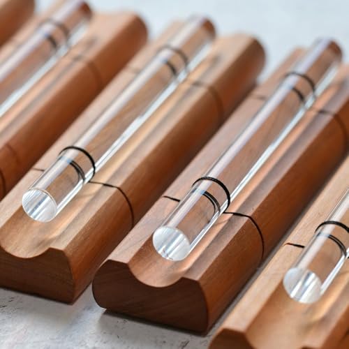 Crystal Solo Hand Chime, Musically Tuned Bell Percussion Instrument for Yoga, Meditation and Mindfulness(440H,G7) - color: 440H, size: G7