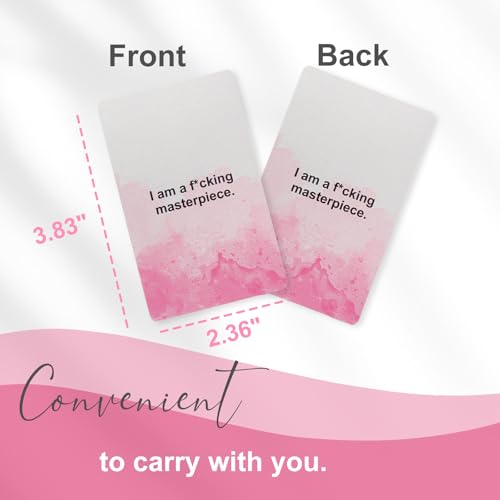 Badass Affirmation Cards for Women - Daily Positive Quotes, Unique Birthday Gifts for Bestie, Wife, Lady Boss, Coworkers, Graduation Gift For Her, Friend, Sister, Daughter