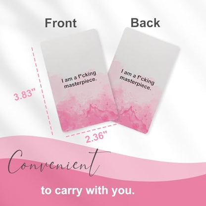 Badass Affirmation Cards for Women - Daily Positive Quotes, Unique Birthday Gifts for Bestie, Wife, Lady Boss, Coworkers, Graduation Gift For Her, Friend, Sister, Daughter