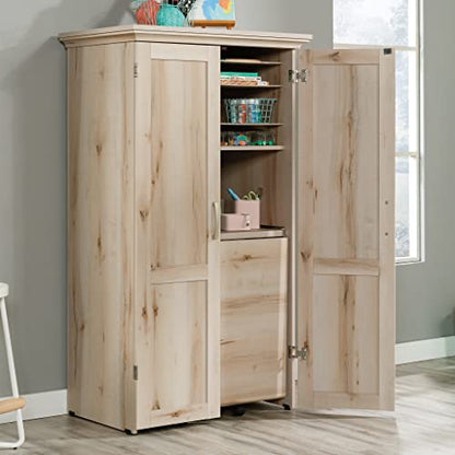 Sauder Miscellaneous Storage Craft & Sewing Armoire, Pacific Maple finish - color: Pacific Maple