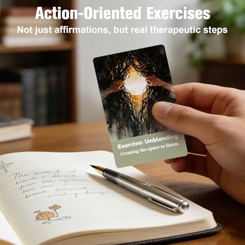 The IFS Deck: 53 Internal Family Systems Therapy Cards for Parts Work, Shadow Work & Self-Awareness – Mindfulness & Journaling Prompts for Emotional Healing and Personal Growth