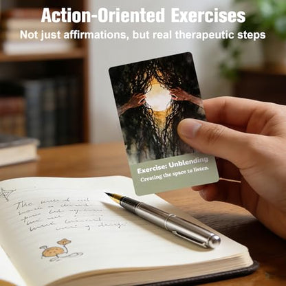 The IFS Deck: 53 Internal Family Systems Therapy Cards for Parts Work, Shadow Work & Self-Awareness – Mindfulness & Journaling Prompts for Emotional Healing and Personal Growth