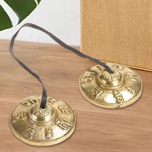 Tibetan Tingsha Chime Bells 6.5cm for Mindfulness Practice, B