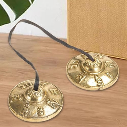 Tibetan Tingsha Chime Bells 6.5cm for Mindfulness Practice, B